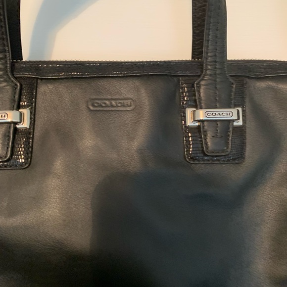 Black coach bag - Picture 1 of 2